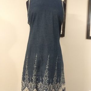 Casual French Blue Dress